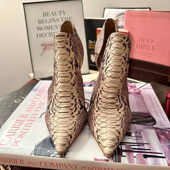 Steve Madden Dolly Snake Print 4” Pumps, Size 8 - Picture 4 of 9